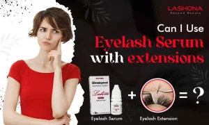 Can I use eyelash serum with extensions